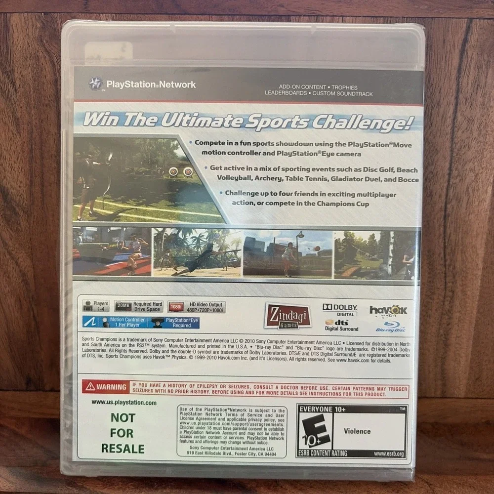 Sports Champions - Sony PlayStation 3 NEW SEALED